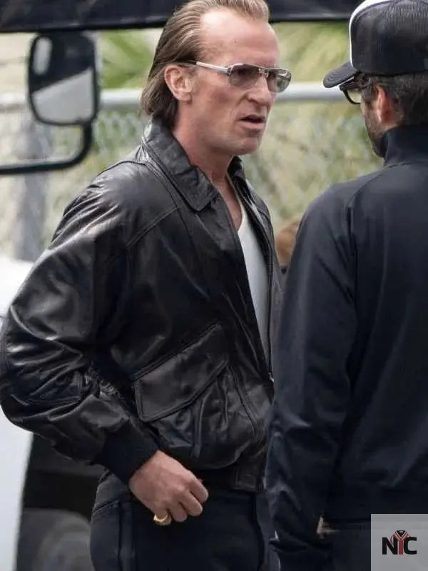 Christian Bale Madden Black Leather Jacket