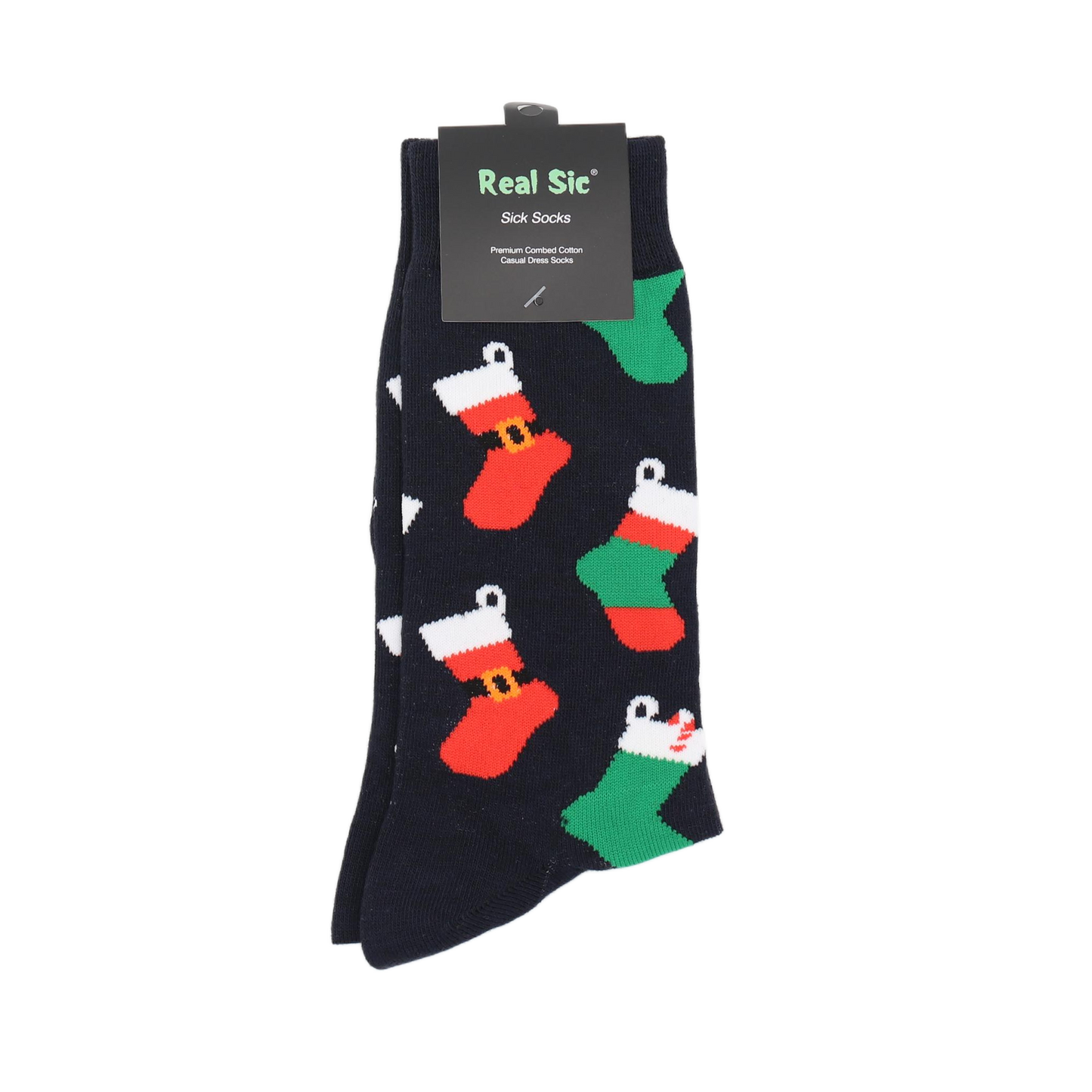 Christmas Stockings Holiday Socks - Comfy Cotton for Men & Women
