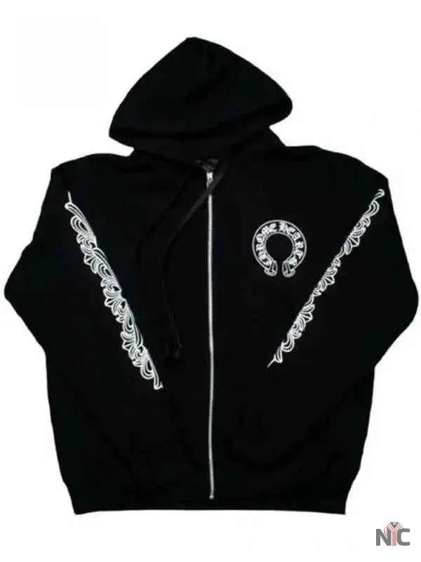 Chrome Hearts Black Fleece Hoodie