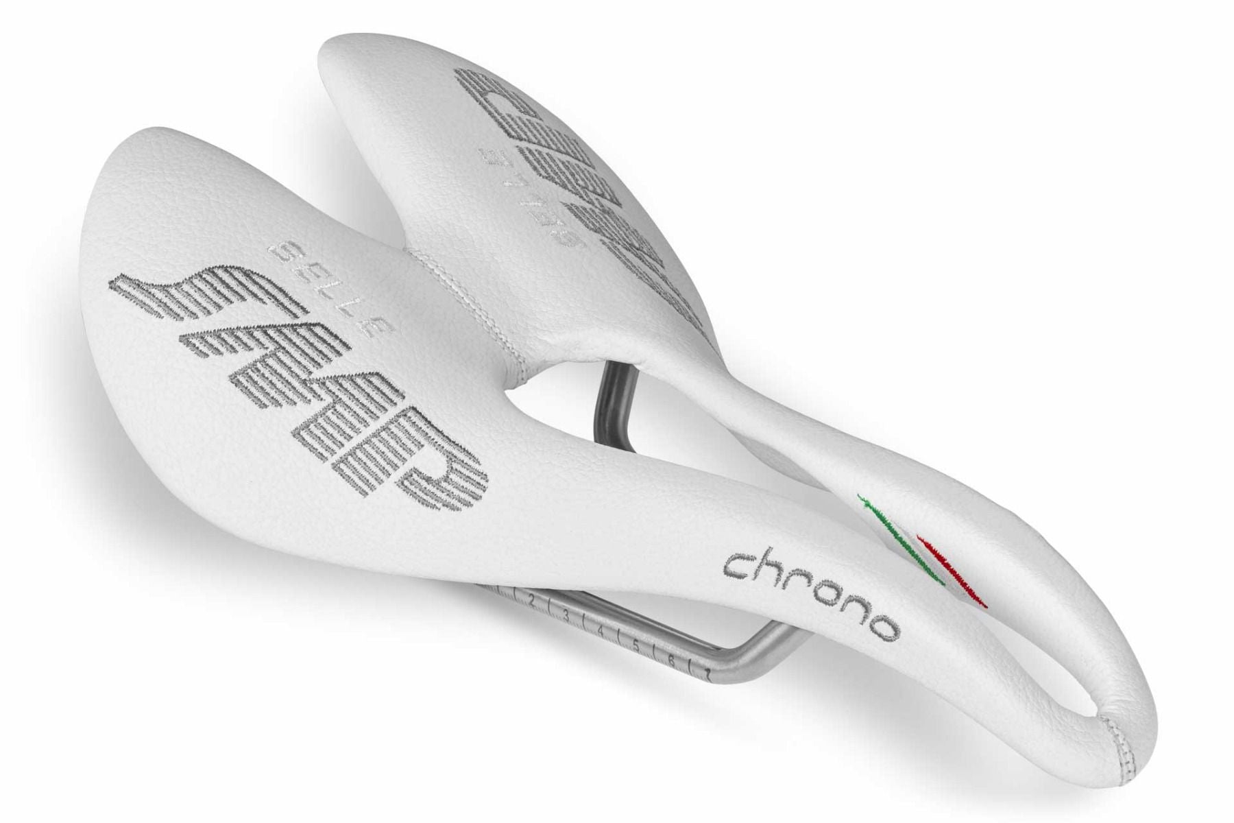 Selle de vélo Dynamic - SMP - Rouge - Inox et cuir - Sport Selle de vélo Dynamic - SMP - Rouge - Inox et cuir - Sport