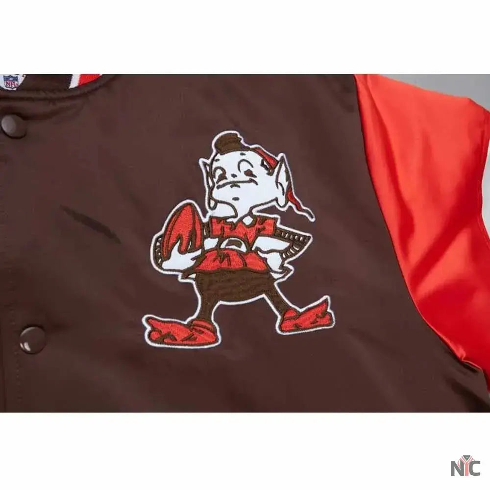 Cleveland Browns Heavyweight Satin Jacket