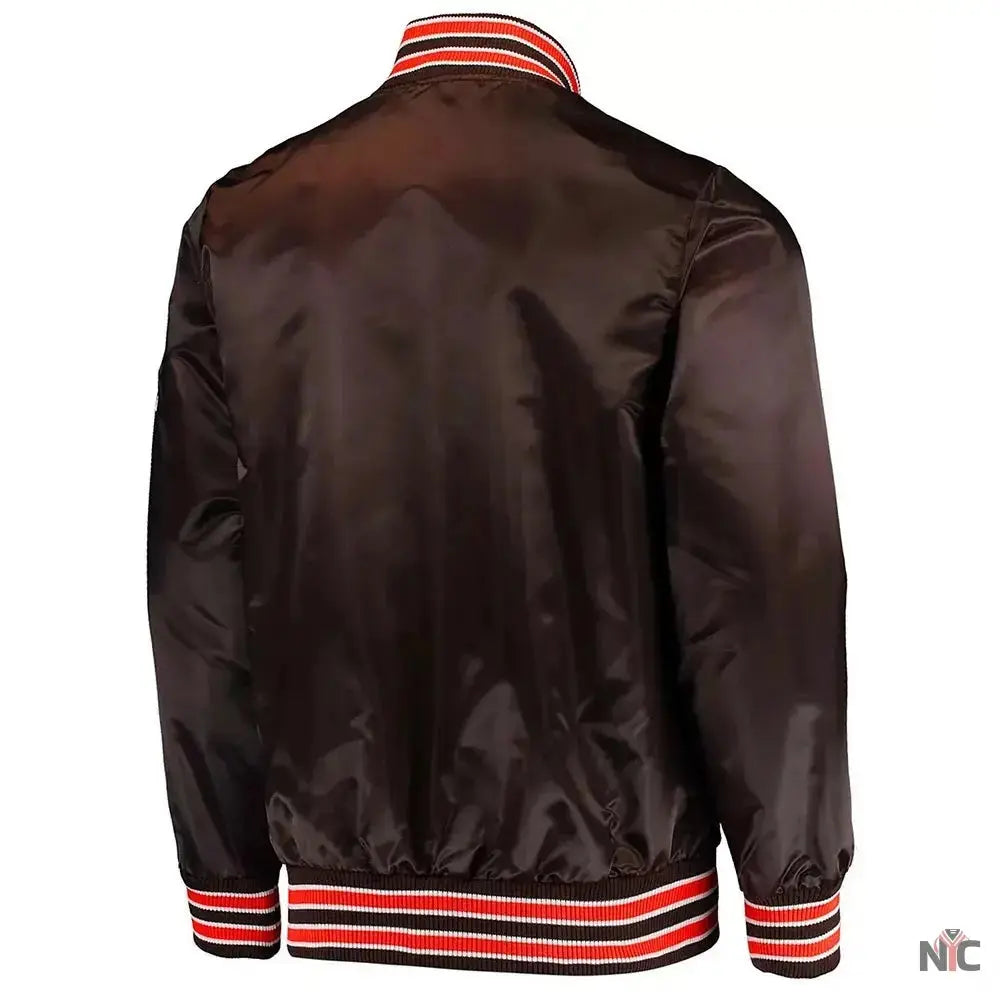 Cleveland Browns The Diamond Retro Satin Jacket