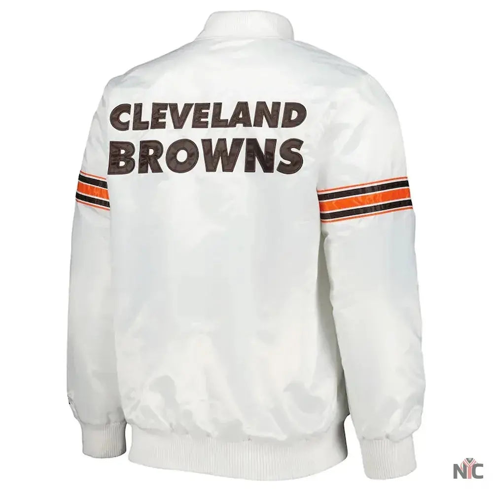 Cleveland Browns The Power Forward Satin Jacket