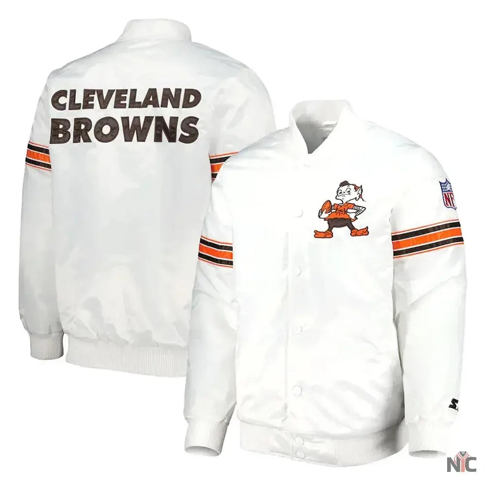 Cleveland Browns The Power Forward Satin Jacket