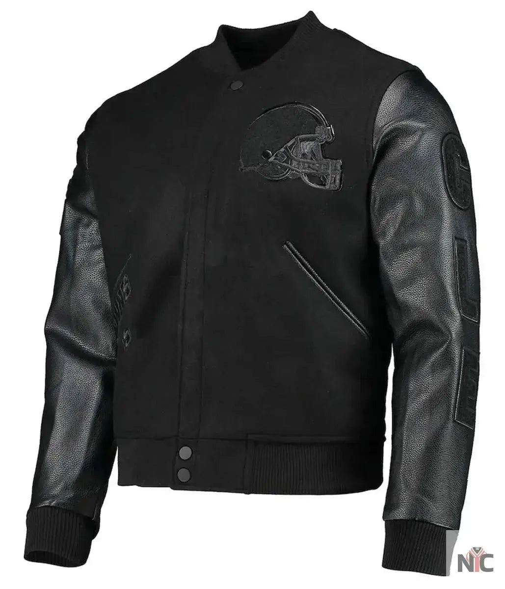 Cleveland Browns Varsity Black Jacket