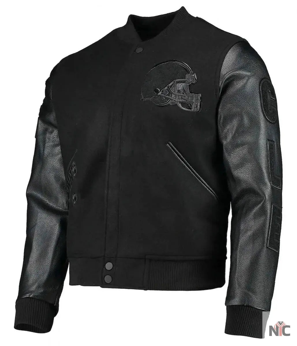 Cleveland Browns Varsity Black Jacket