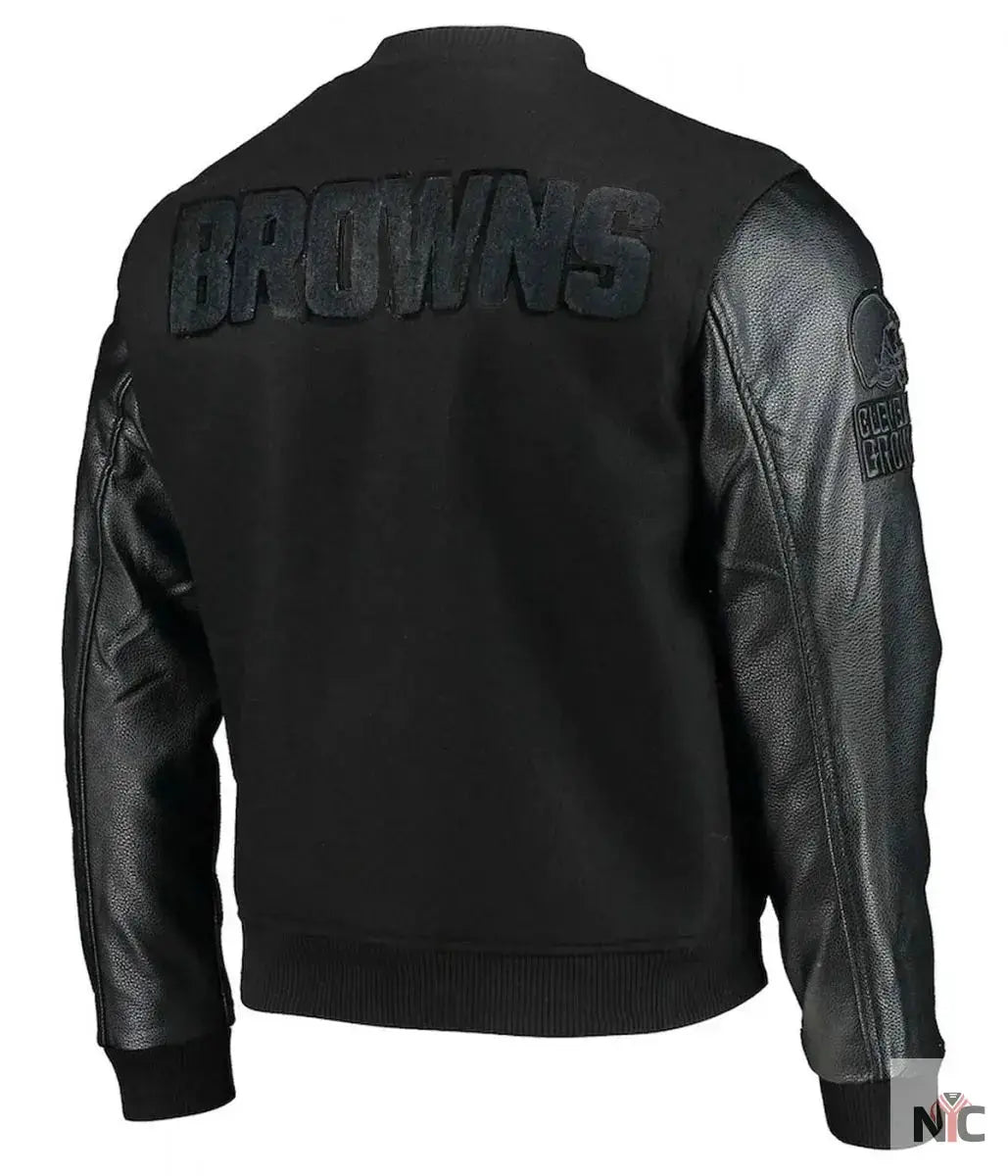 Cleveland Browns Varsity Black Jacket
