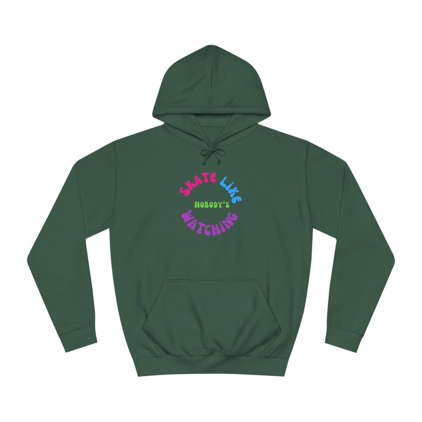 Colorful Skate Like Nobody's Watching Unisex Hoodie