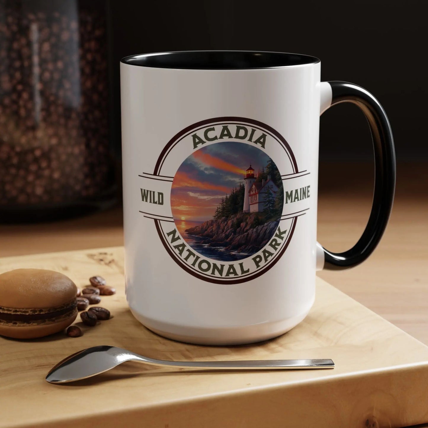 Acadia National Park Accent Mug (2 Sizes, 5 Colors)