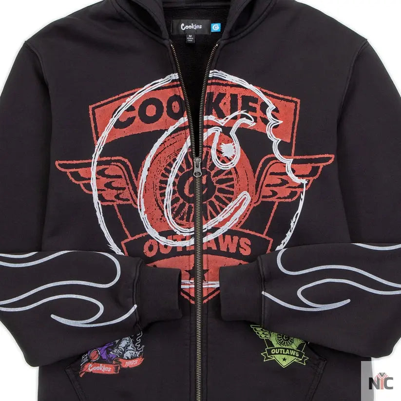 Cookies Outlaws Full Zip Pullover Hoodie