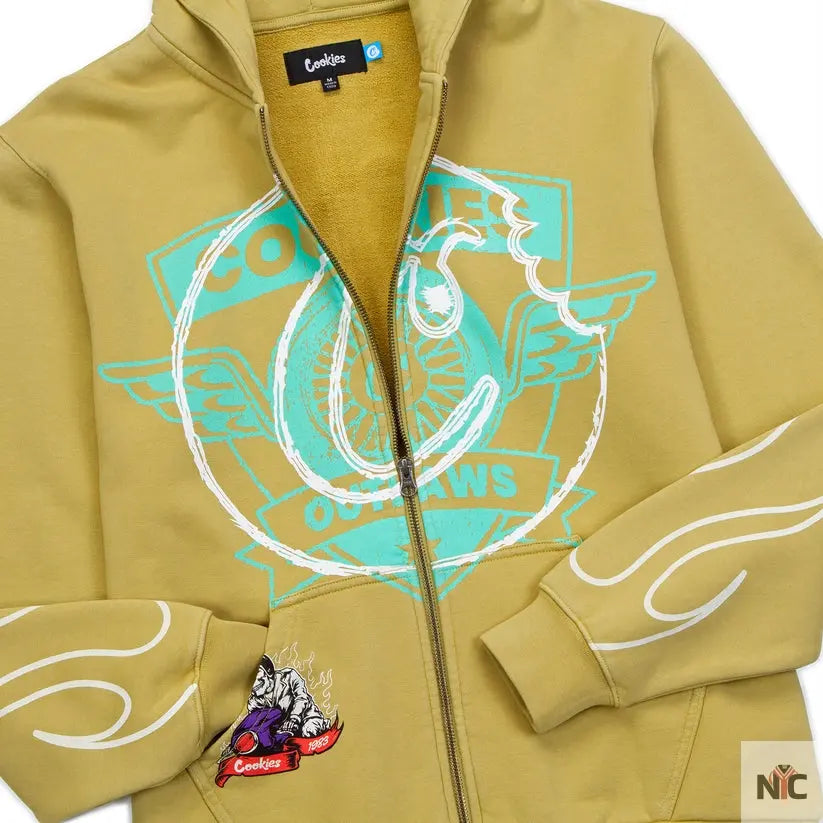 Cookies Outlaws Full Zip Pullover Hoodie