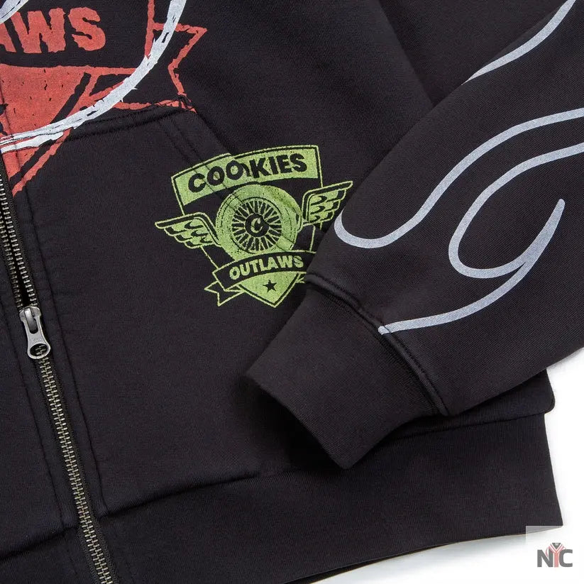 Cookies Outlaws Full Zip Pullover Hoodie