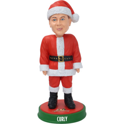 The Three Stooges Santa Bobbleheads