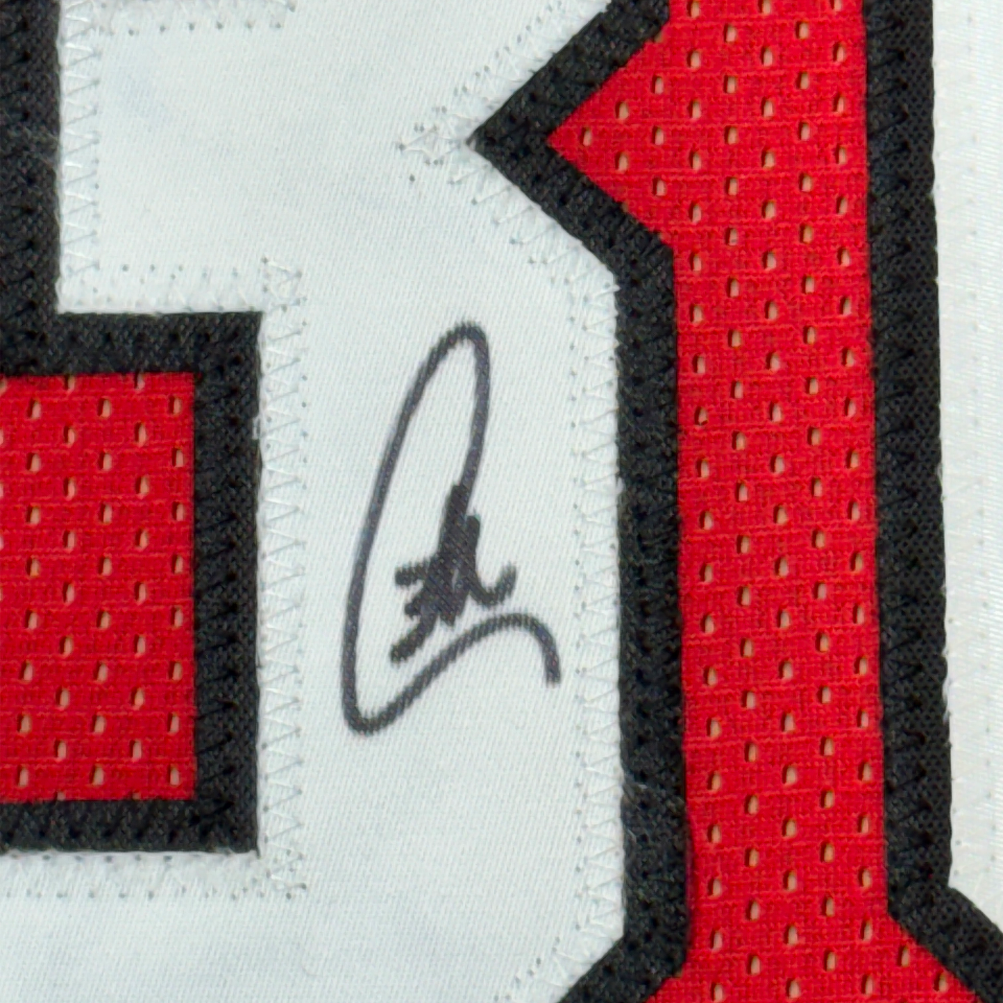 Framed Autographed/Signed Stephen Steph Curry 35x39 Davidson Wildcats Red College Basketball Jersey JSA COA