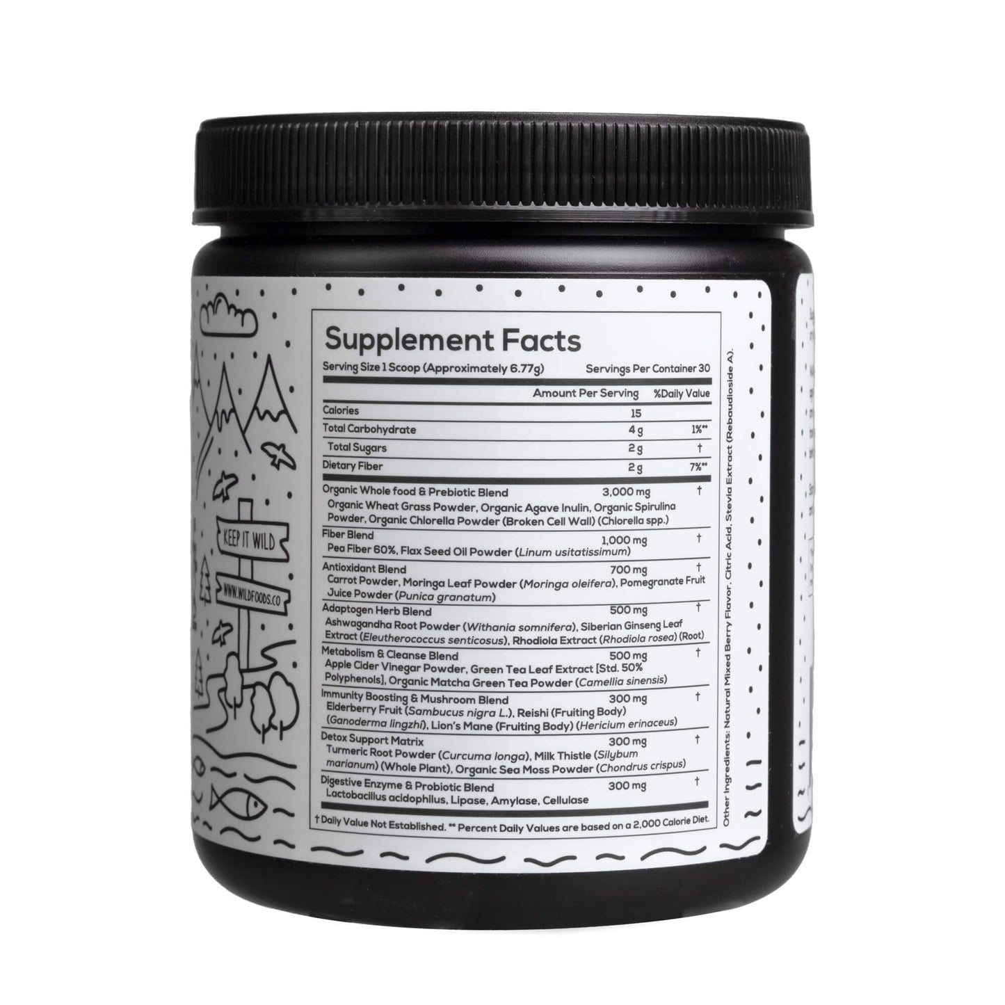 Wholesale case of 6 - Organic Super Greens
