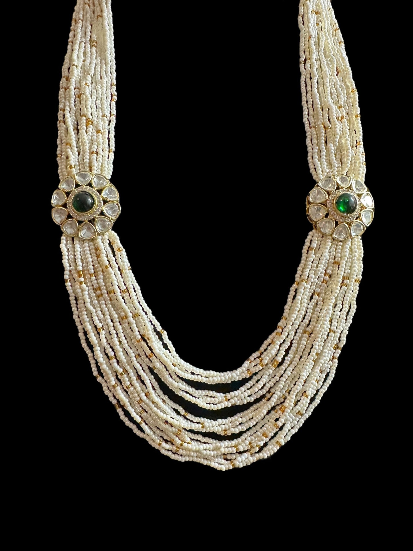 DLN99 Pearl brooch mala ( READY TO SHIP )