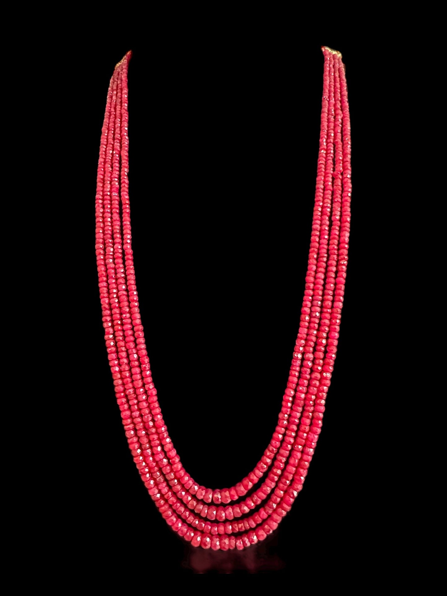 NS293R RUBY beads necklace ( READY TO SHIP )