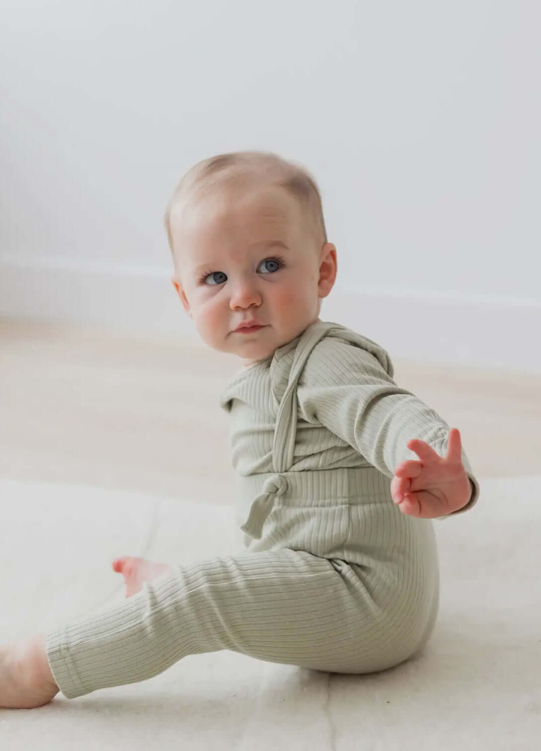Cutesy Organic Ribbed Suspenders