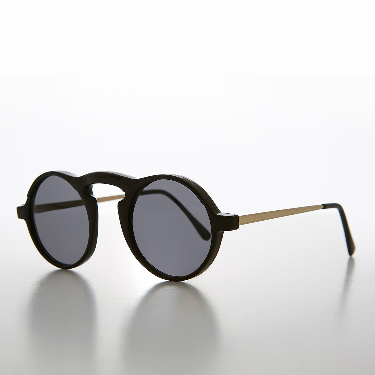 Round Old Fashioned Aviator Sunglasses - Dane