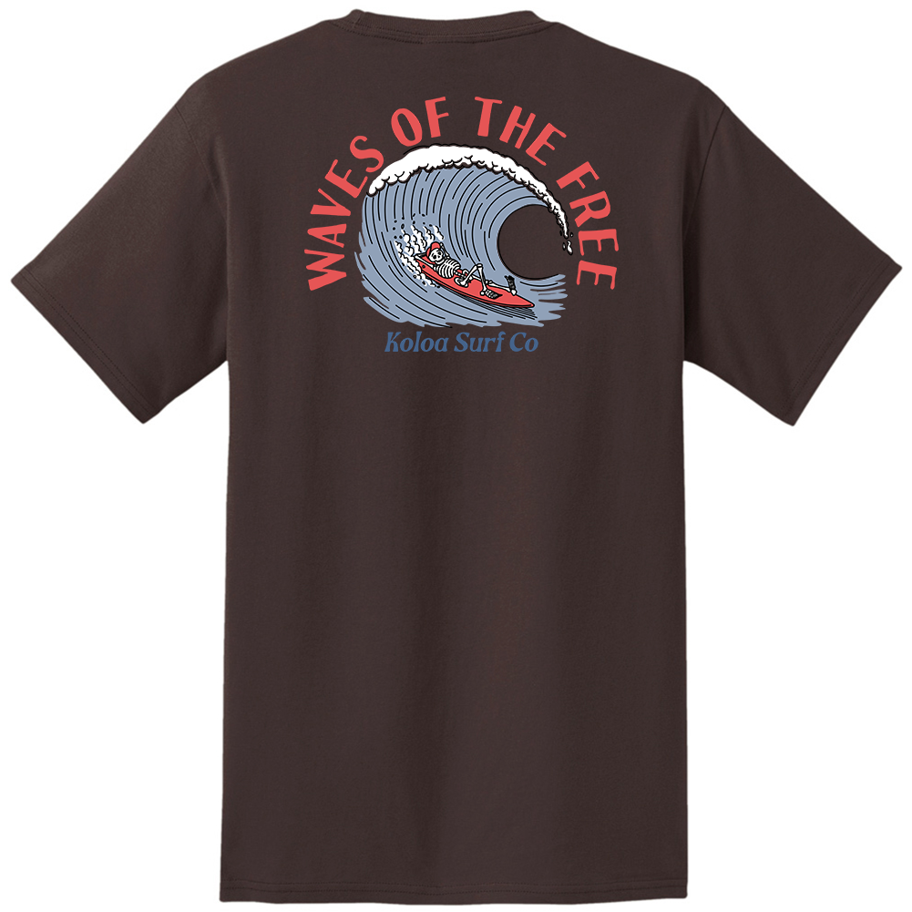 Koloa Waves Of The Free Heavyweight T-Shirt