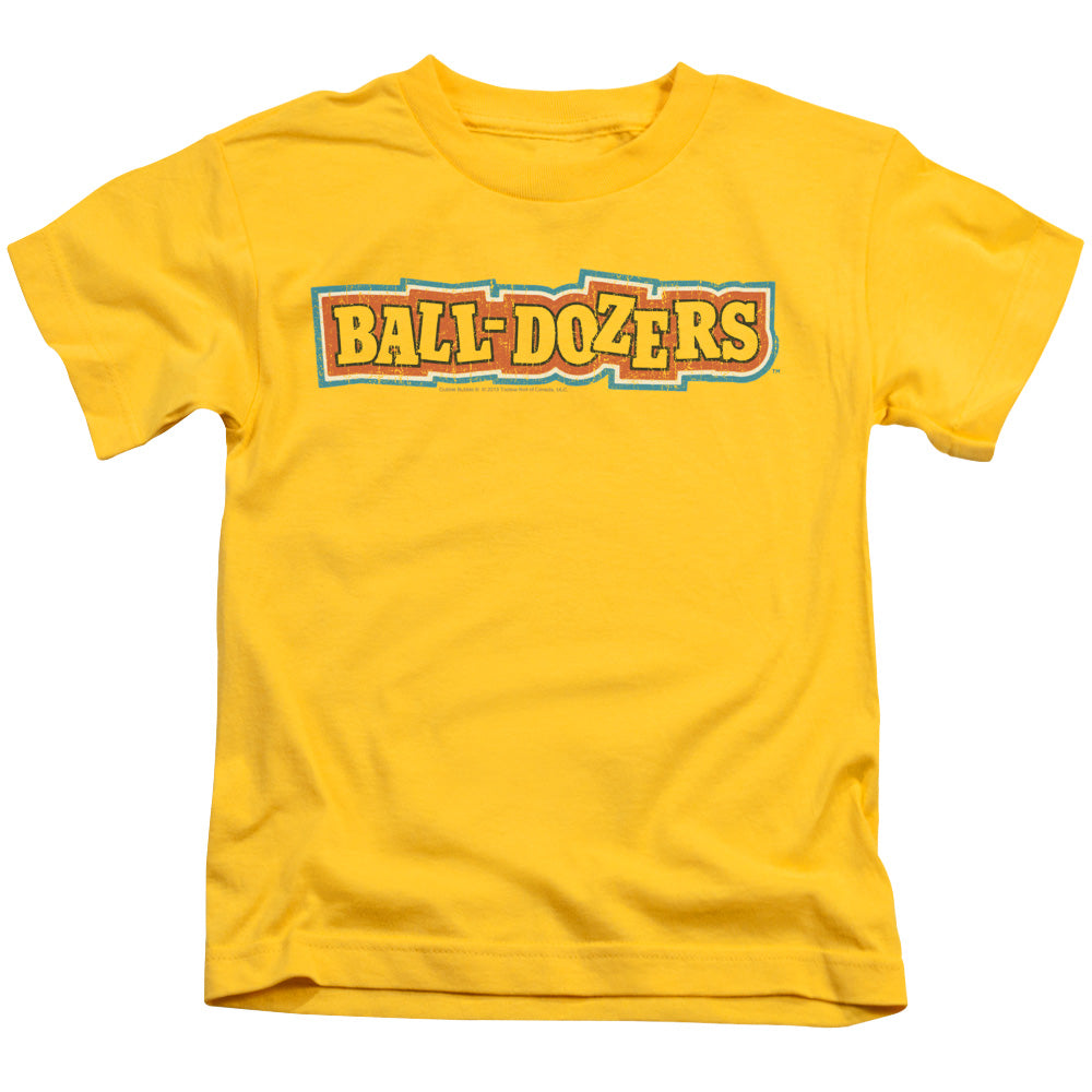 Dubble Bubble Balldozers Juvenile Kids Youth T Shirt Yellow (7) Officially Licensed