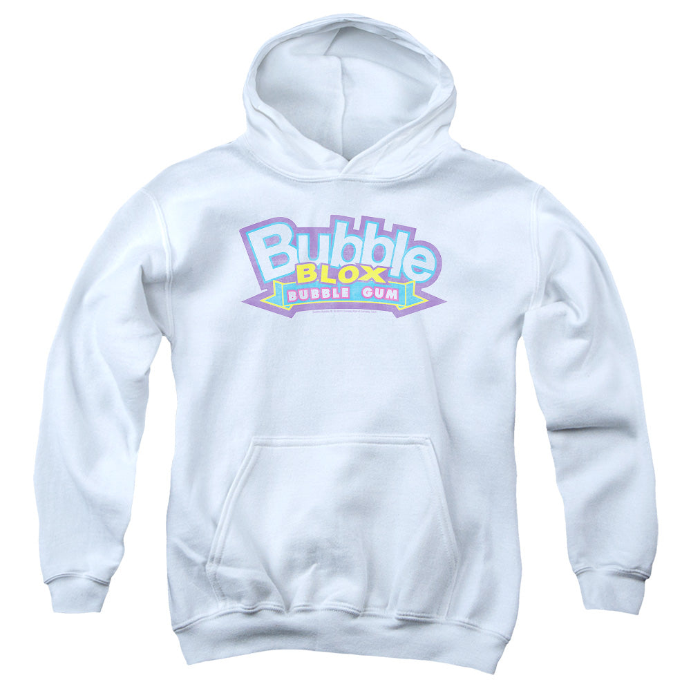 Dubble Bubble Bubble Blox Kids Youth Hoodie White Officially Licensed