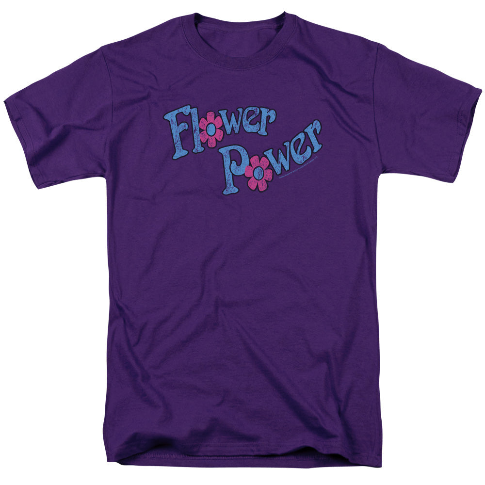 Dubble Bubble Flower Power Mens T Shirt Purple Officially Licensed
