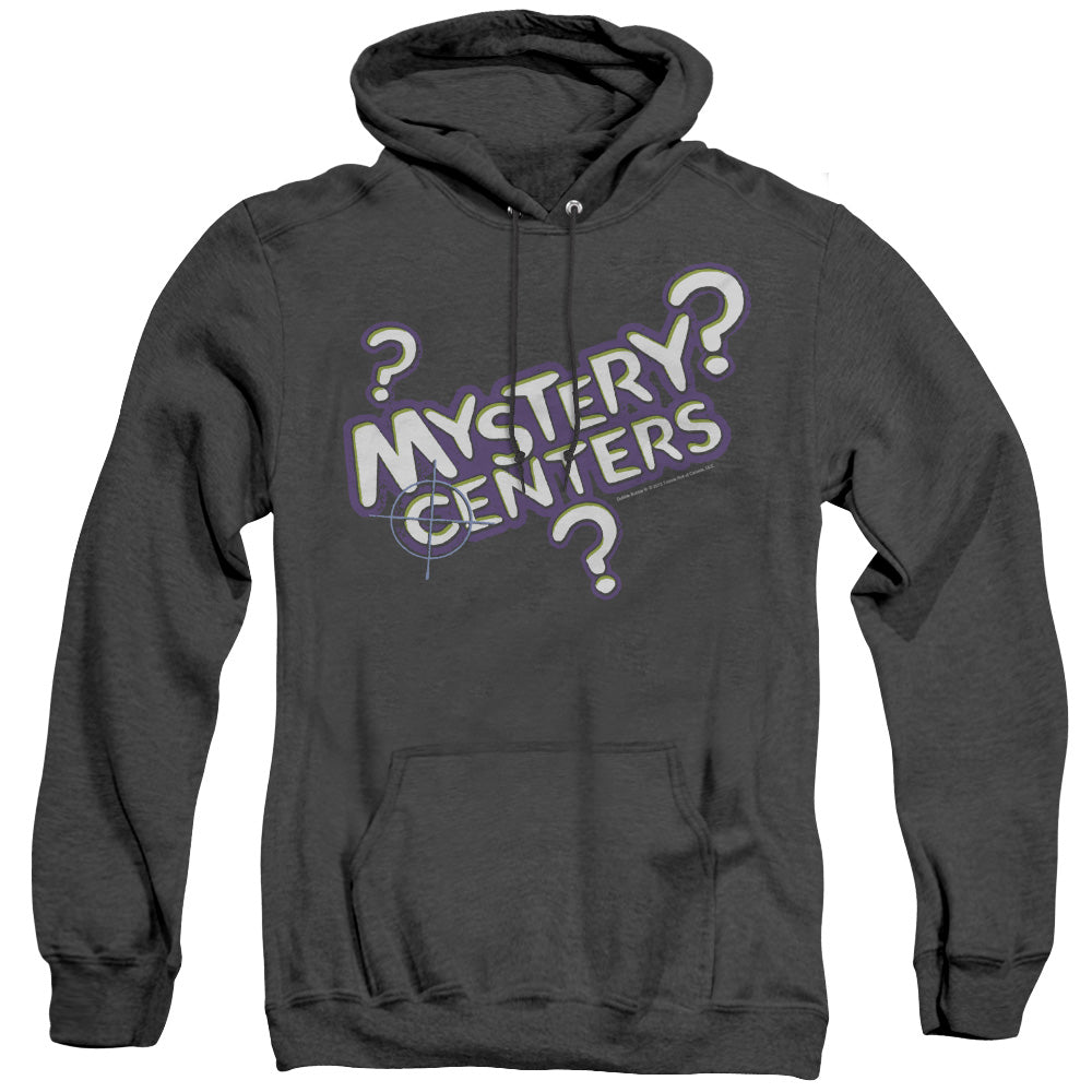 Dubble Bubble Mystery Centers Mens Heather Hoodie Black Officially Licensed