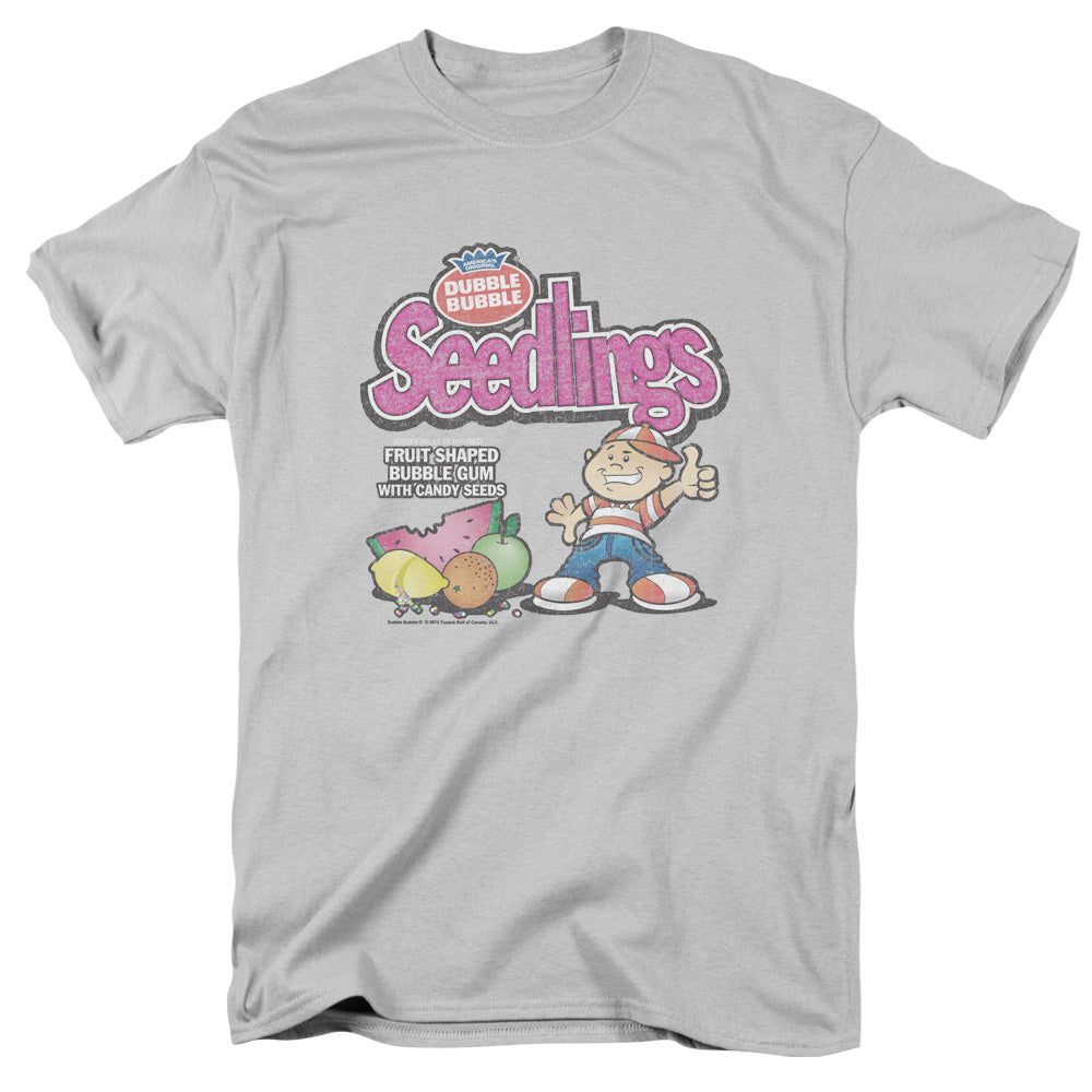 Dubble Bubble Seedlings Mens T Shirt Silver Officially Licensed
