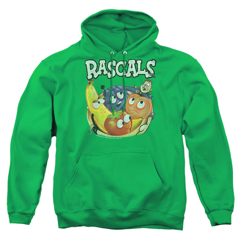 Dubble Bubble Rascals Mens Hoodie Kelly Green Officially Licensed