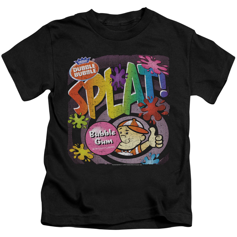 Dubble Bubble Splat Gum Juvenile Kids Youth T Shirt Black (4) Officially Licensed