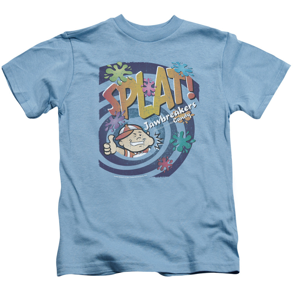 Dubble Bubble Splat Jawbreakers Juvenile Kids Youth T Shirt Carolina Blue (4) Officially Licensed
