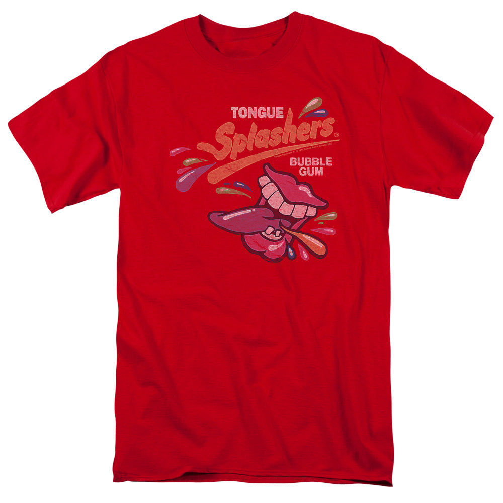 Dubble Bubble Distress Logo Mens T Shirt Red Officially Licensed