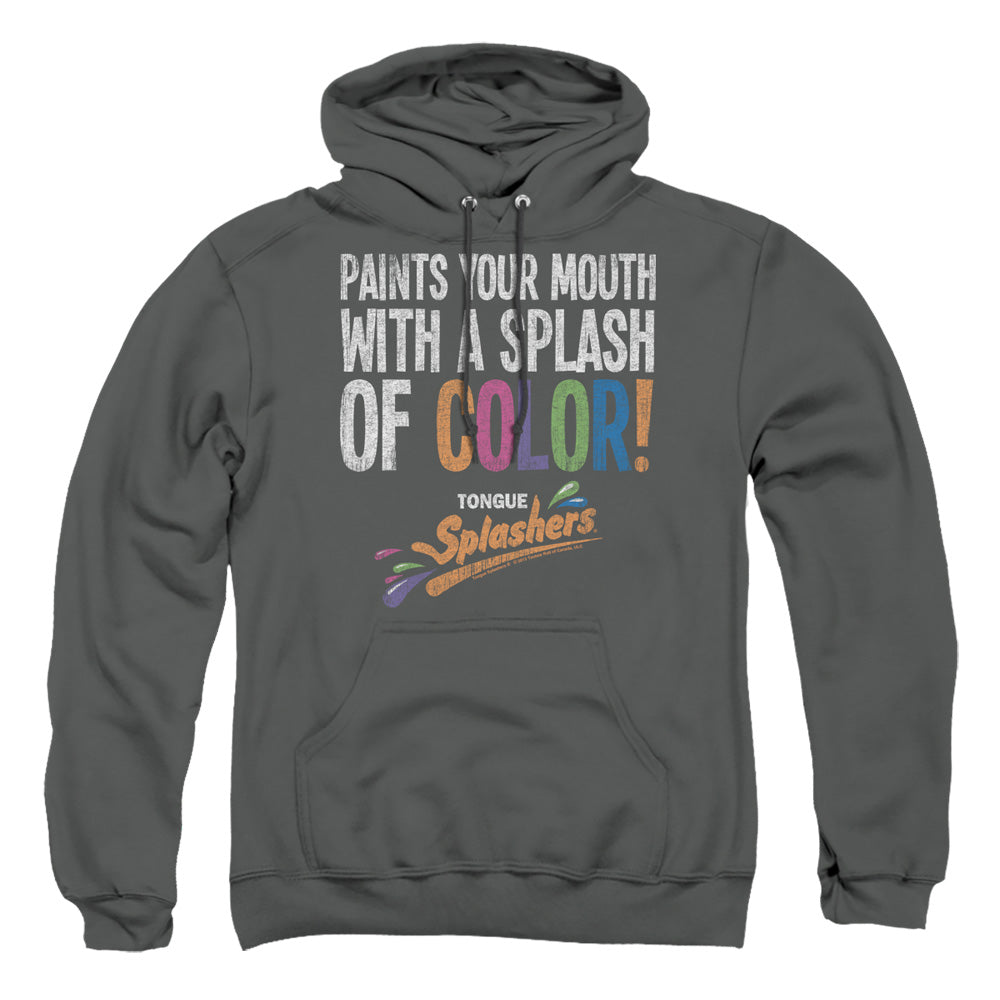 Dubble Bubble Paints Your Mouth Mens Hoodie Charcoal Officially Licensed