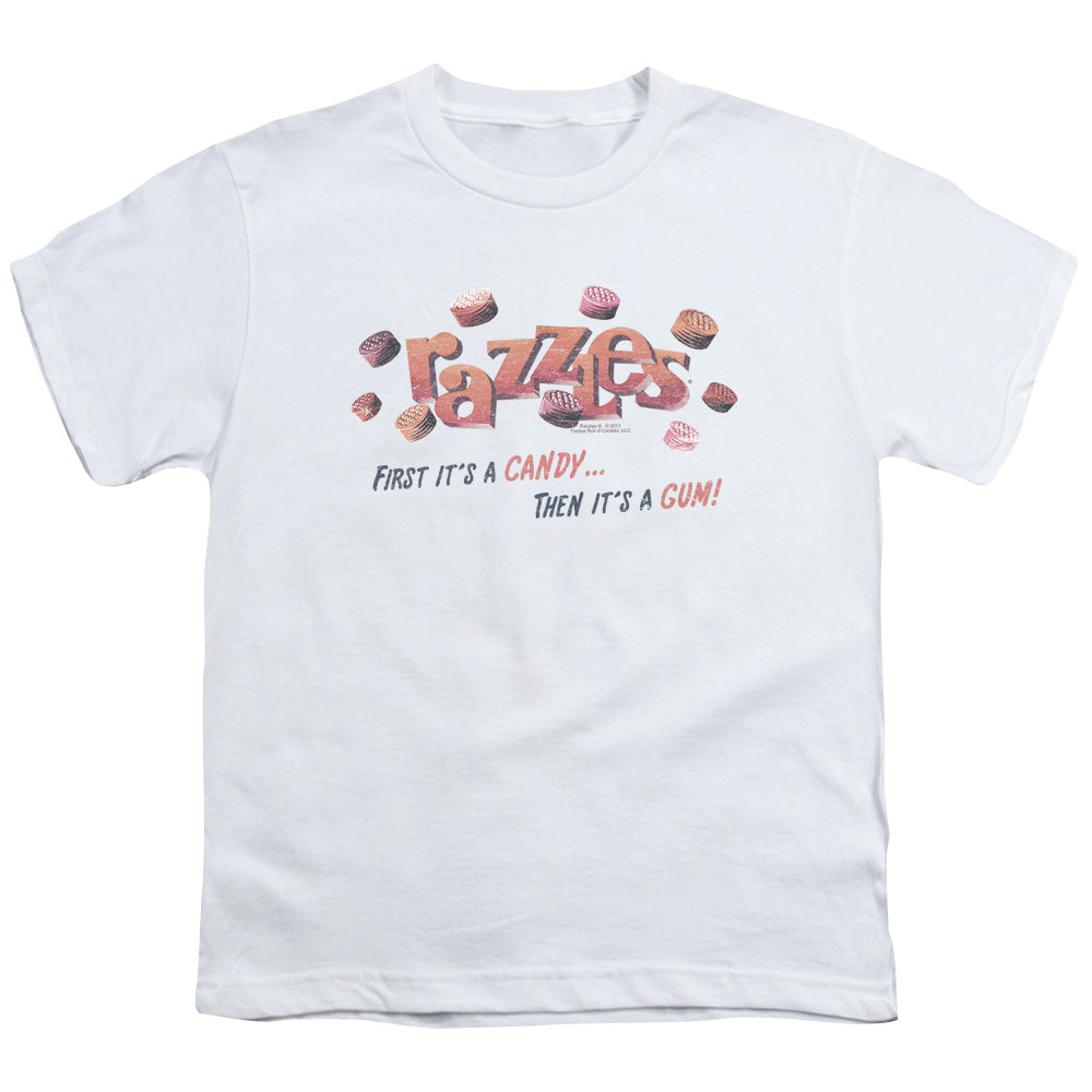Dubble Bubble a Gum and a Candy Kids Youth T Shirt White Officially Licensed