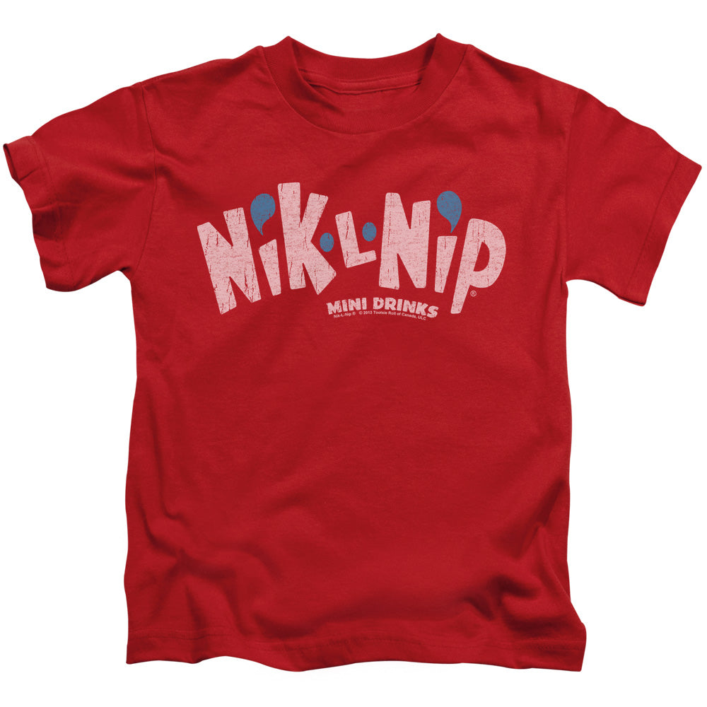 Dubble Bubble Distressed Logo Juvenile Kids Youth T Shirt Red (7) Officially Licensed