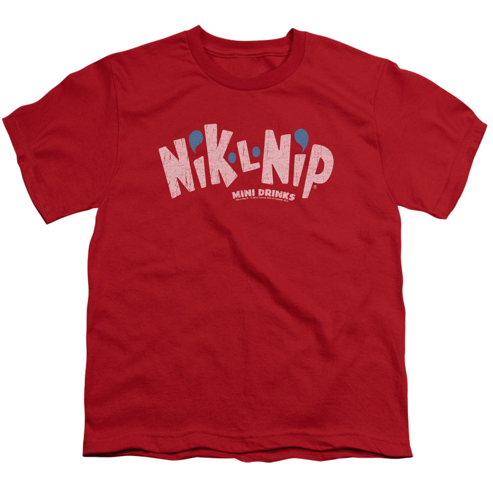 Dubble Bubble Distressed Logo Kids Youth T Shirt Red Officially Licensed
