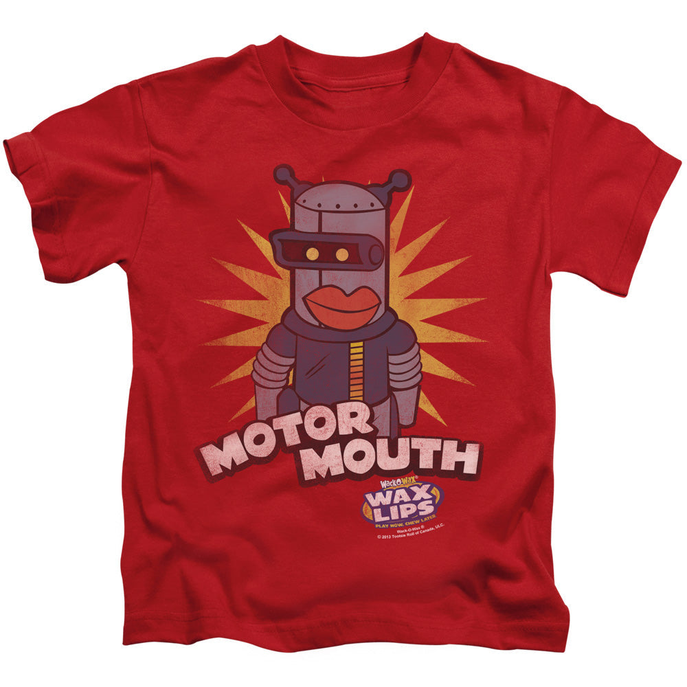 Dubble Bubble Motor Mouth Juvenile Kids Youth T Shirt Red (7) Officially Licensed