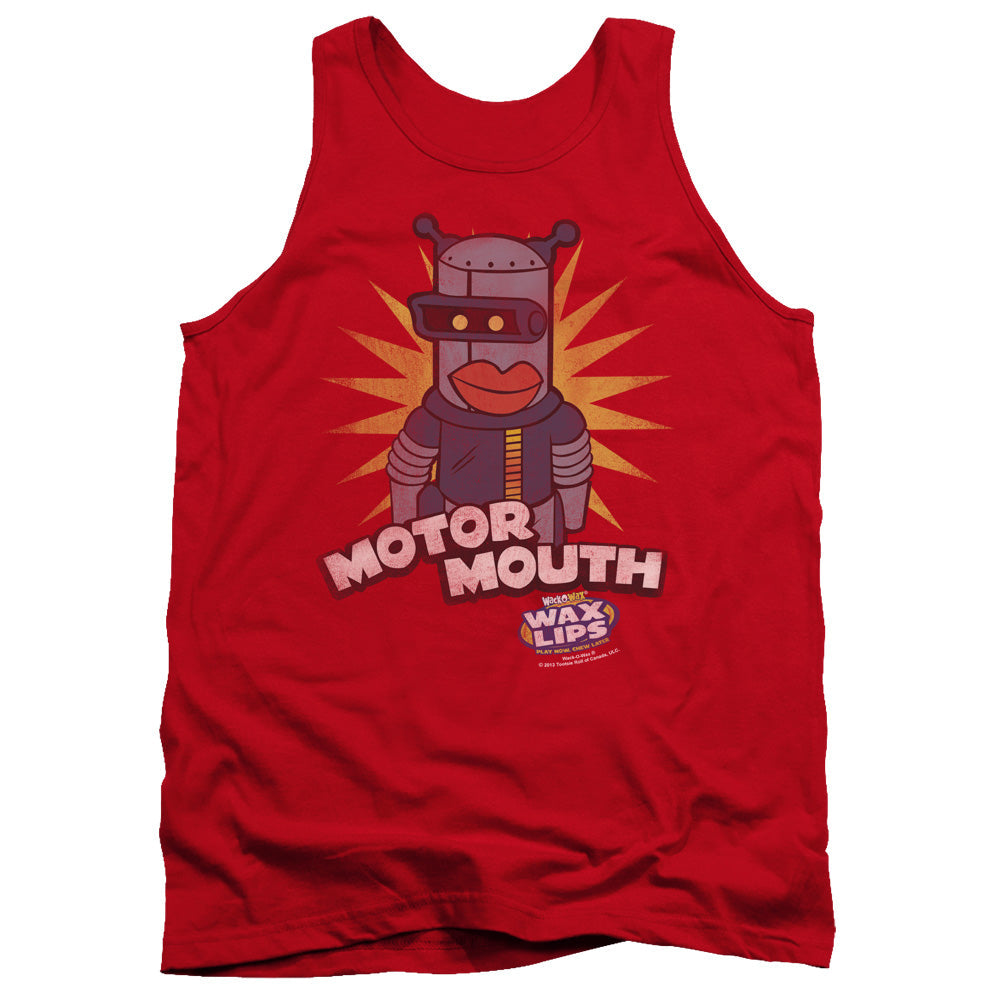 Dubble Bubble Motor Mouth Mens Tank Top Shirt Red Officially Licensed
