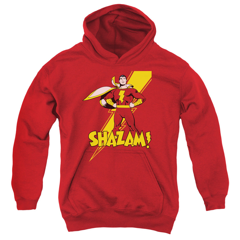 DC Comics Shazam! Kids Youth Hoodie Red Officially Licensed