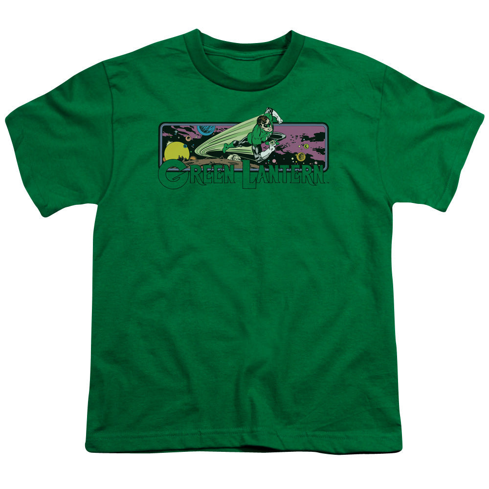 DC Comics Green Lantern Coos Kids Youth T Shirt Kelly Green Officially Licensed
