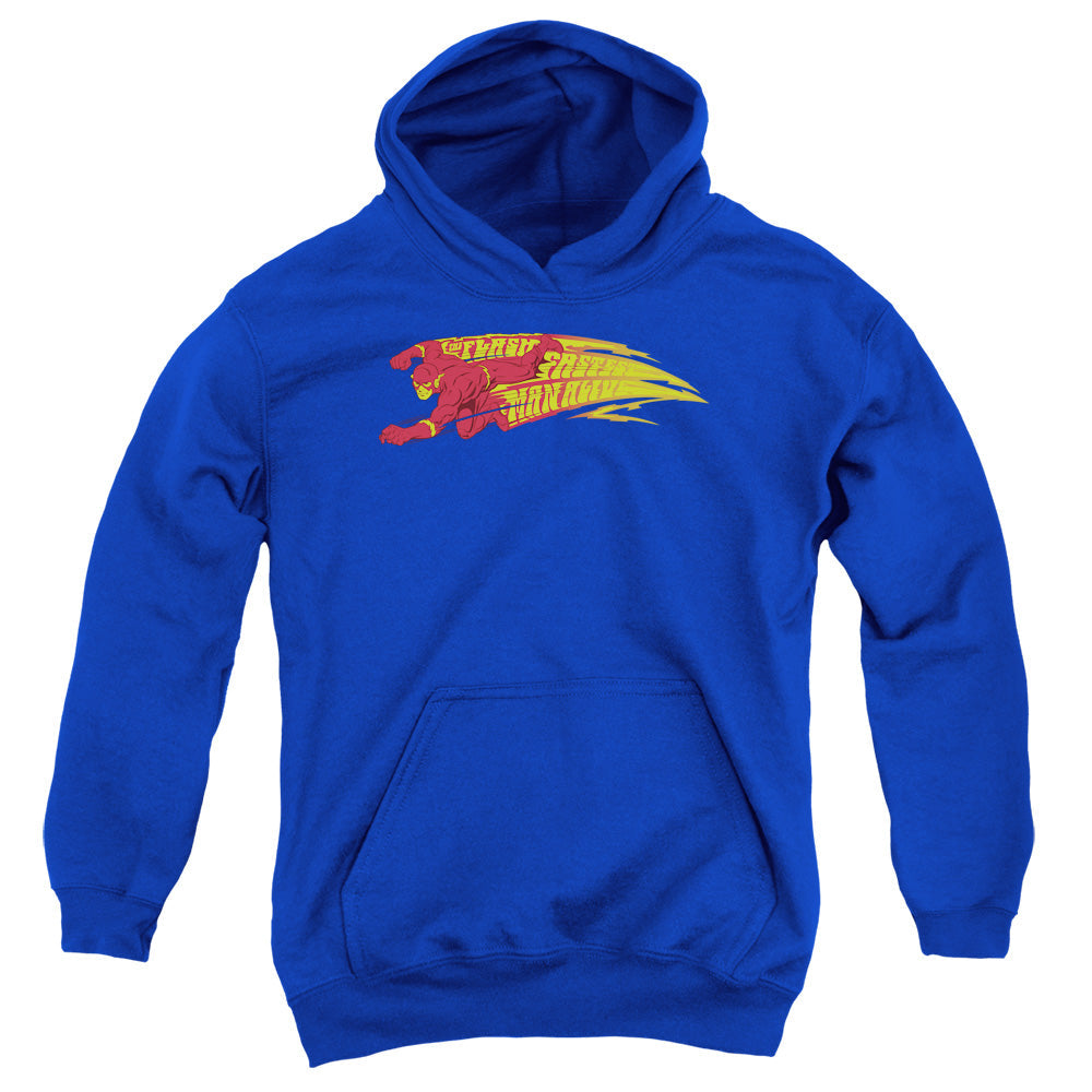 DC Comics Flash Fastest Man Alive Kids Youth Hoodie Royal Officially Licensed