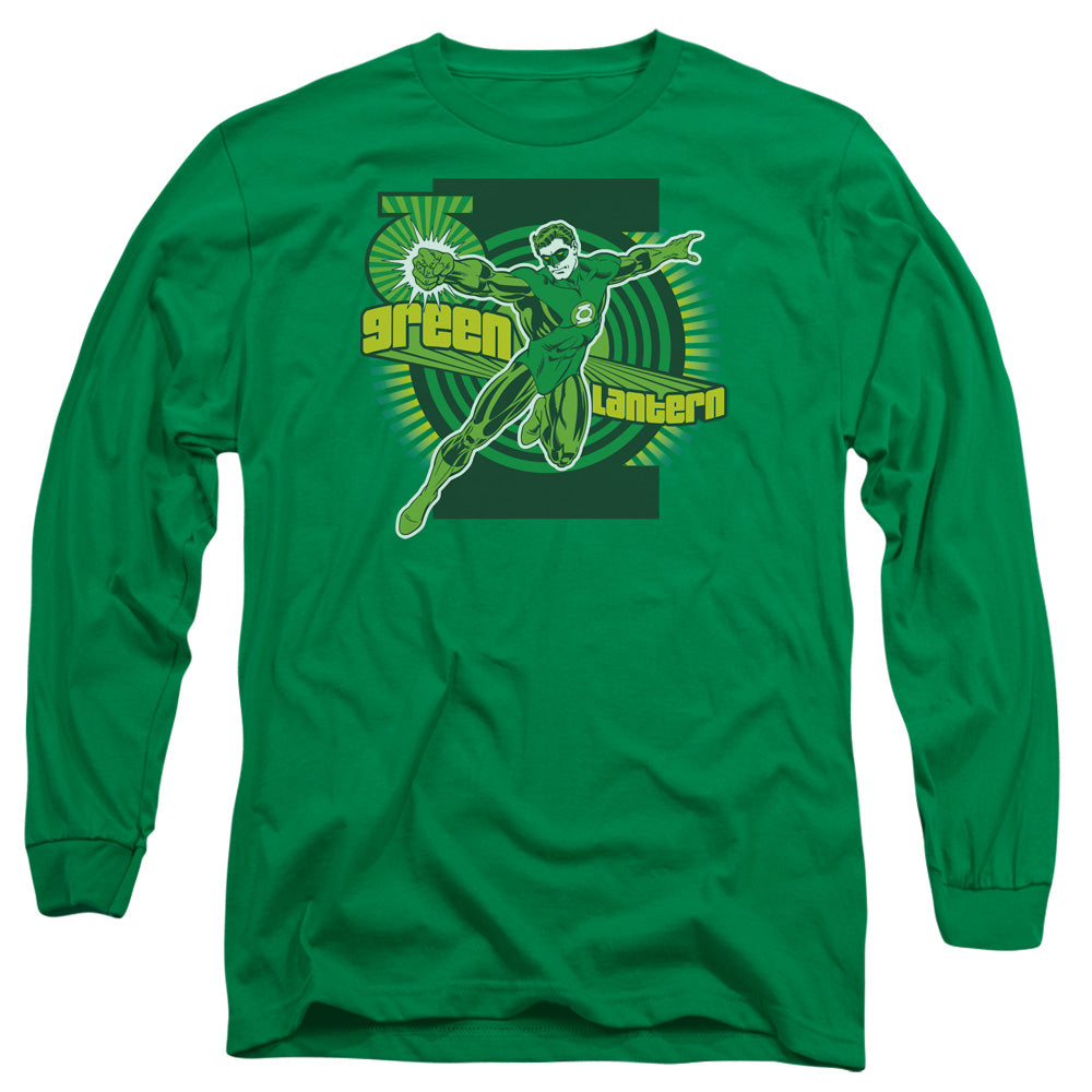 Dc Green Lantern Mens Long Sleeve Shirt Kelly Green Officially Licensed
