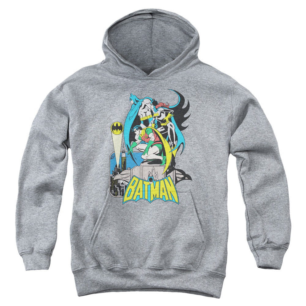 DC Comics Heroic Trio Kids Youth Hoodie Heather Officially Licensed