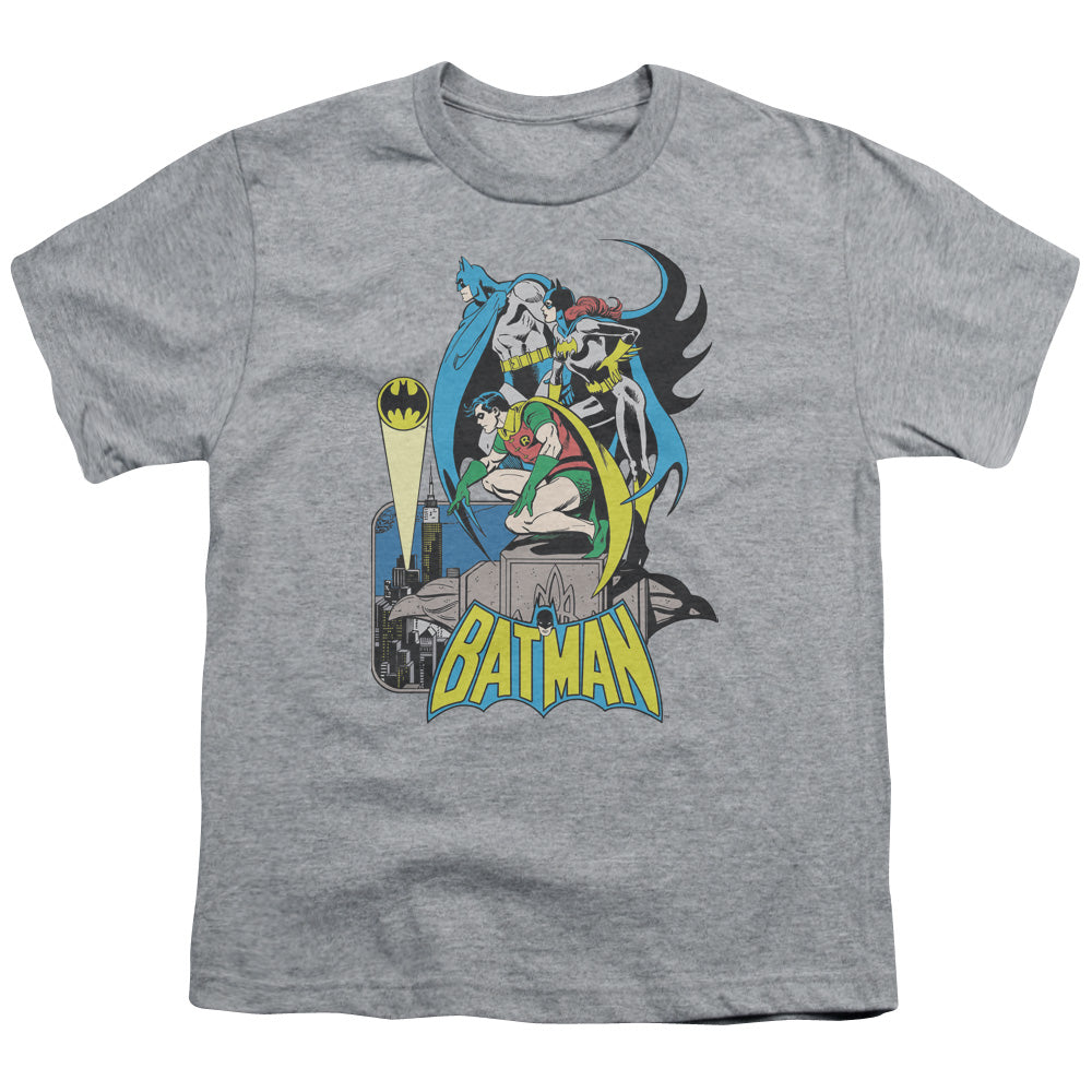 DC Comics Heroic Trio Kids Youth T Shirt Athletic Heather Officially Licensed