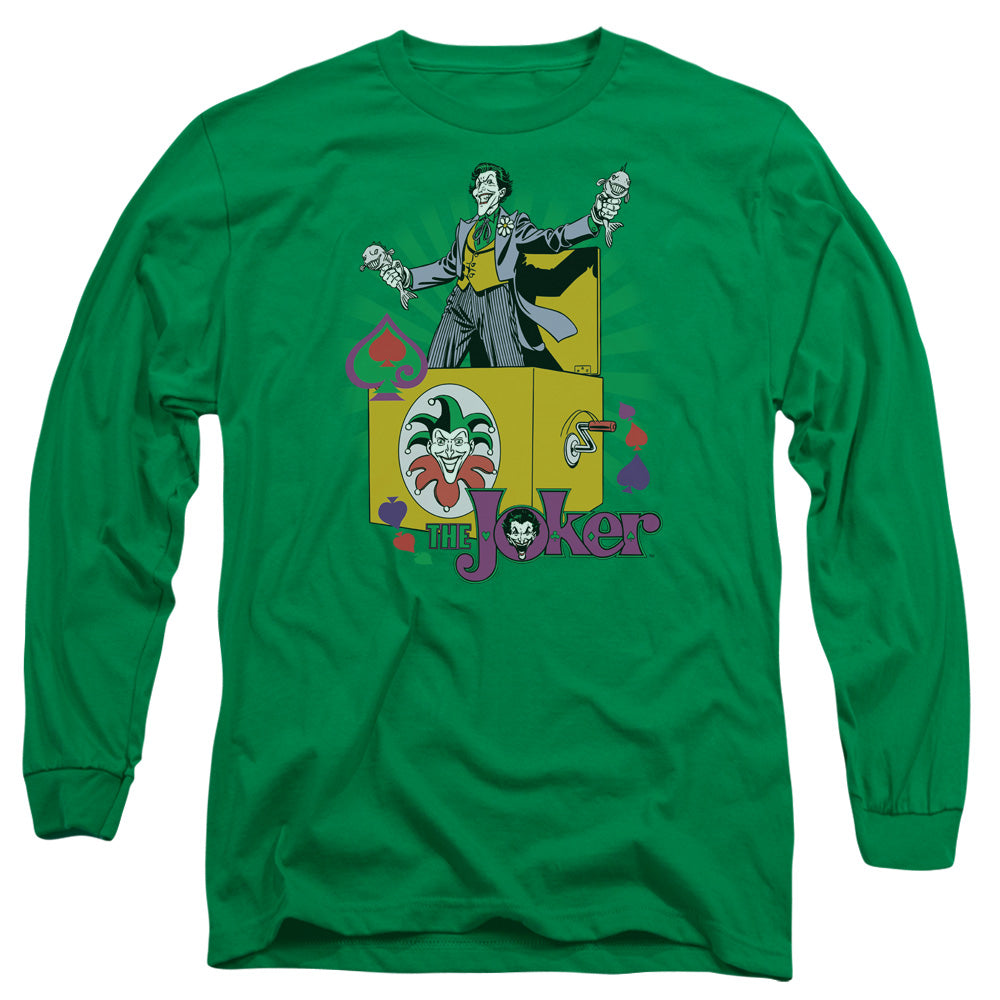 DC Comics These Fish Are Loaded Mens Long Sleeve Shirt Kelly Green Officially Licensed