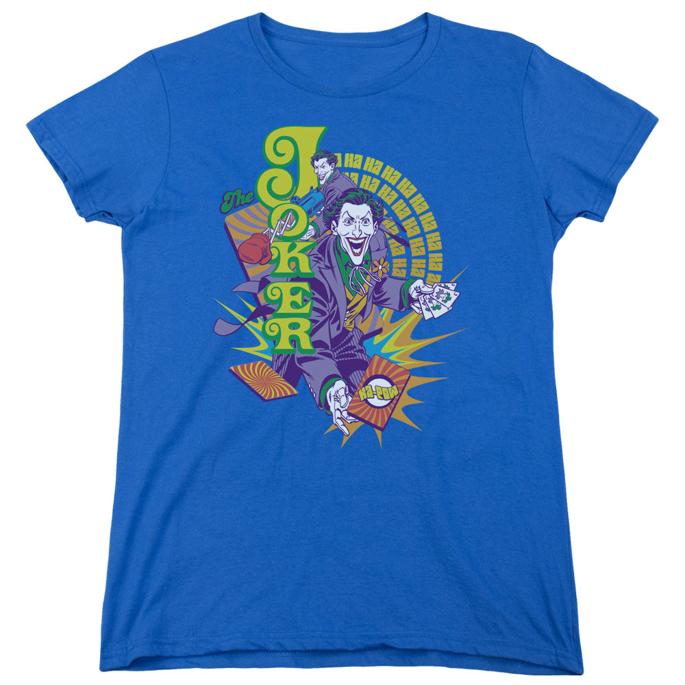 DC Comics Raw Deal Womens T Shirt Royal Blue Officially Licensed
