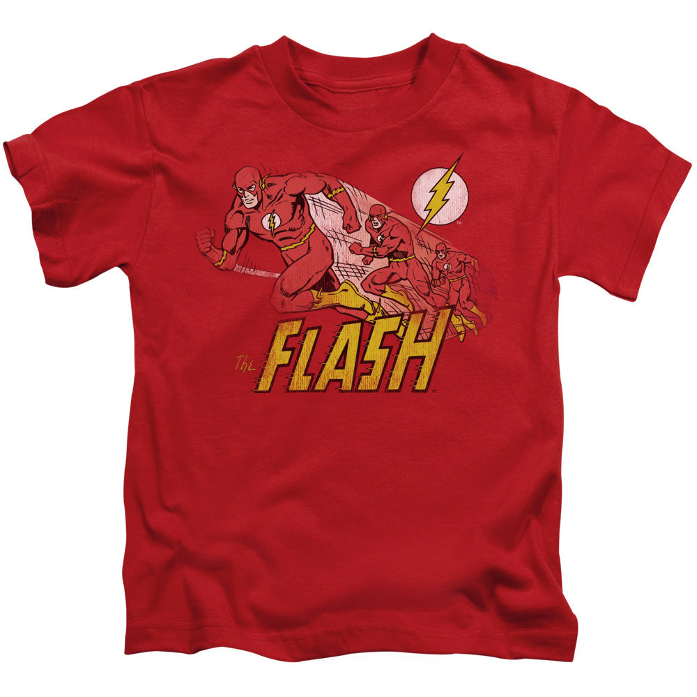 DC Comics Flash Crimson Comet Juvenile Kids Youth T Shirt Red Officially Licensed