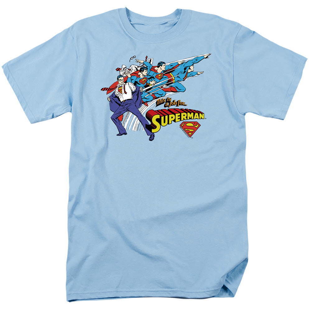 Dc Quick Change Mens T Shirt Carolina Blue Officially Licensed