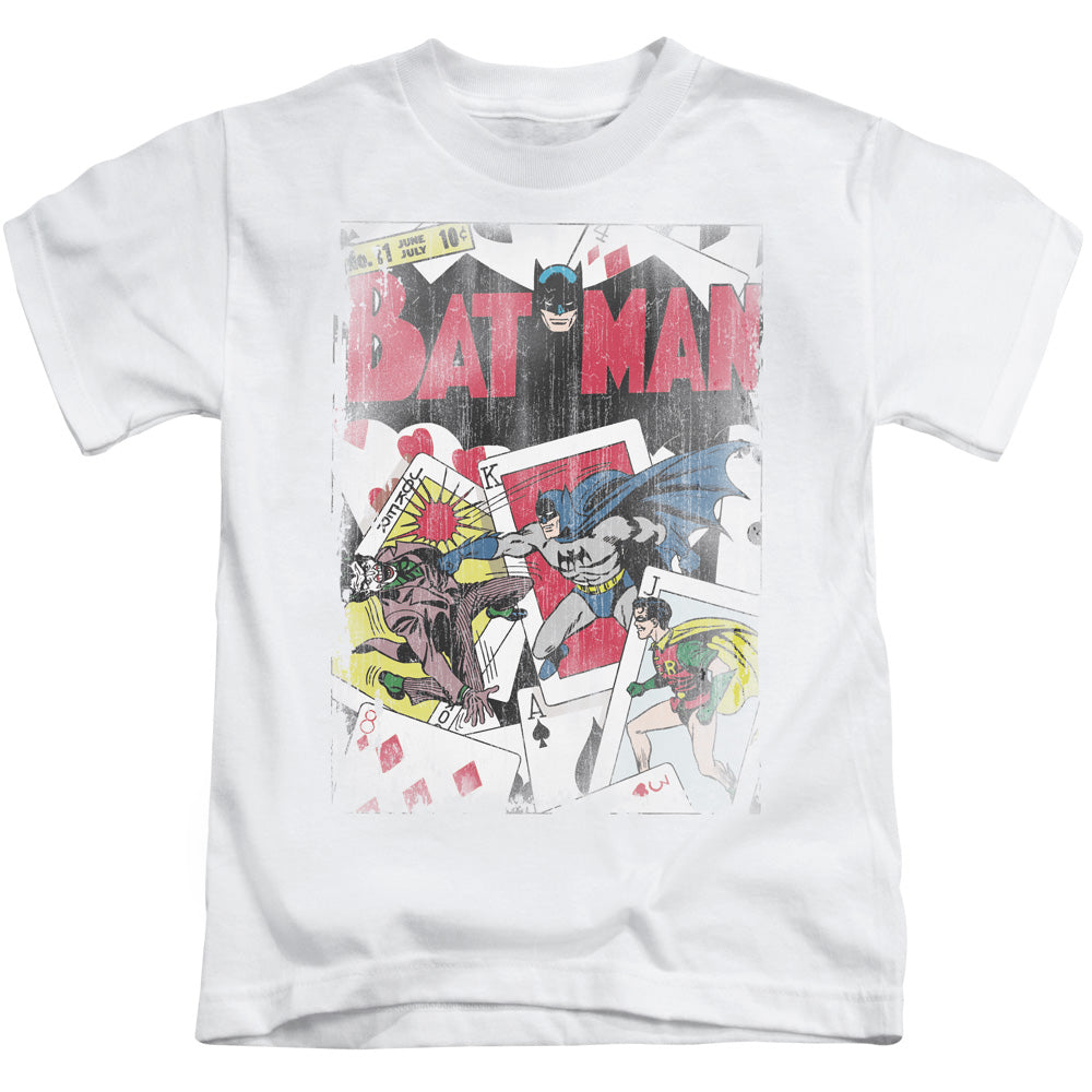 DC Comics Number 11 Distressed Juvenile Kids Youth T Shirt White Officially Licensed
